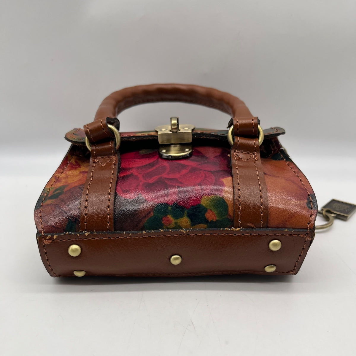Patricia Nash  Mini Leather Multi-Print Floral Bag