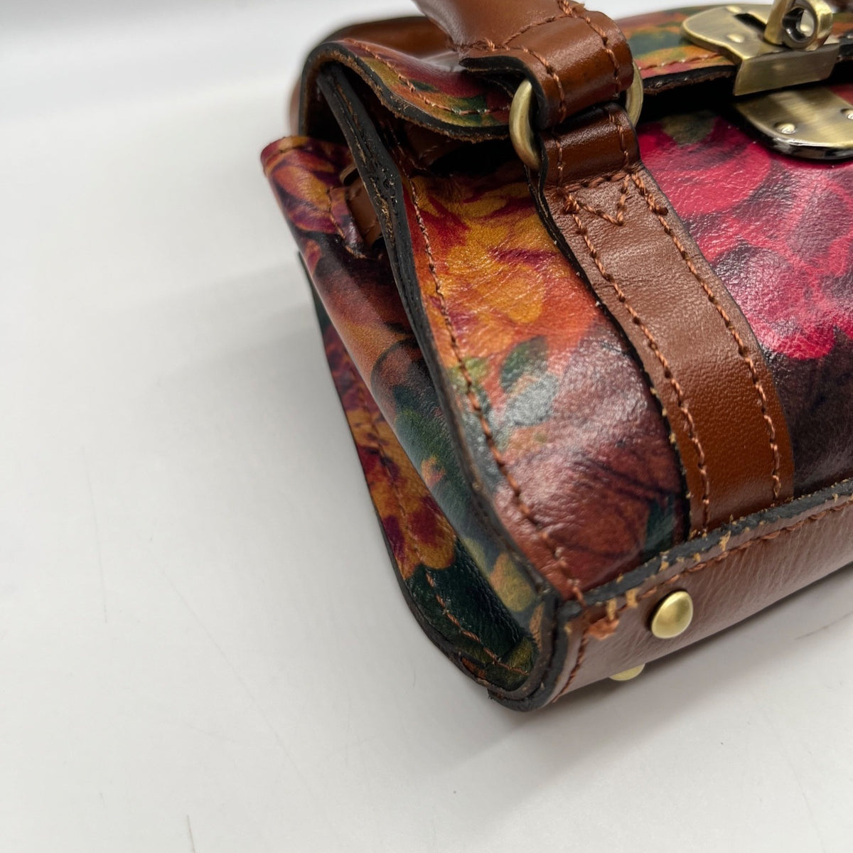 Patricia Nash  Mini Leather Multi-Print Floral Bag