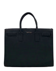 Anne Klein Black Faux Saffiano Leather Large Tote Bag Set