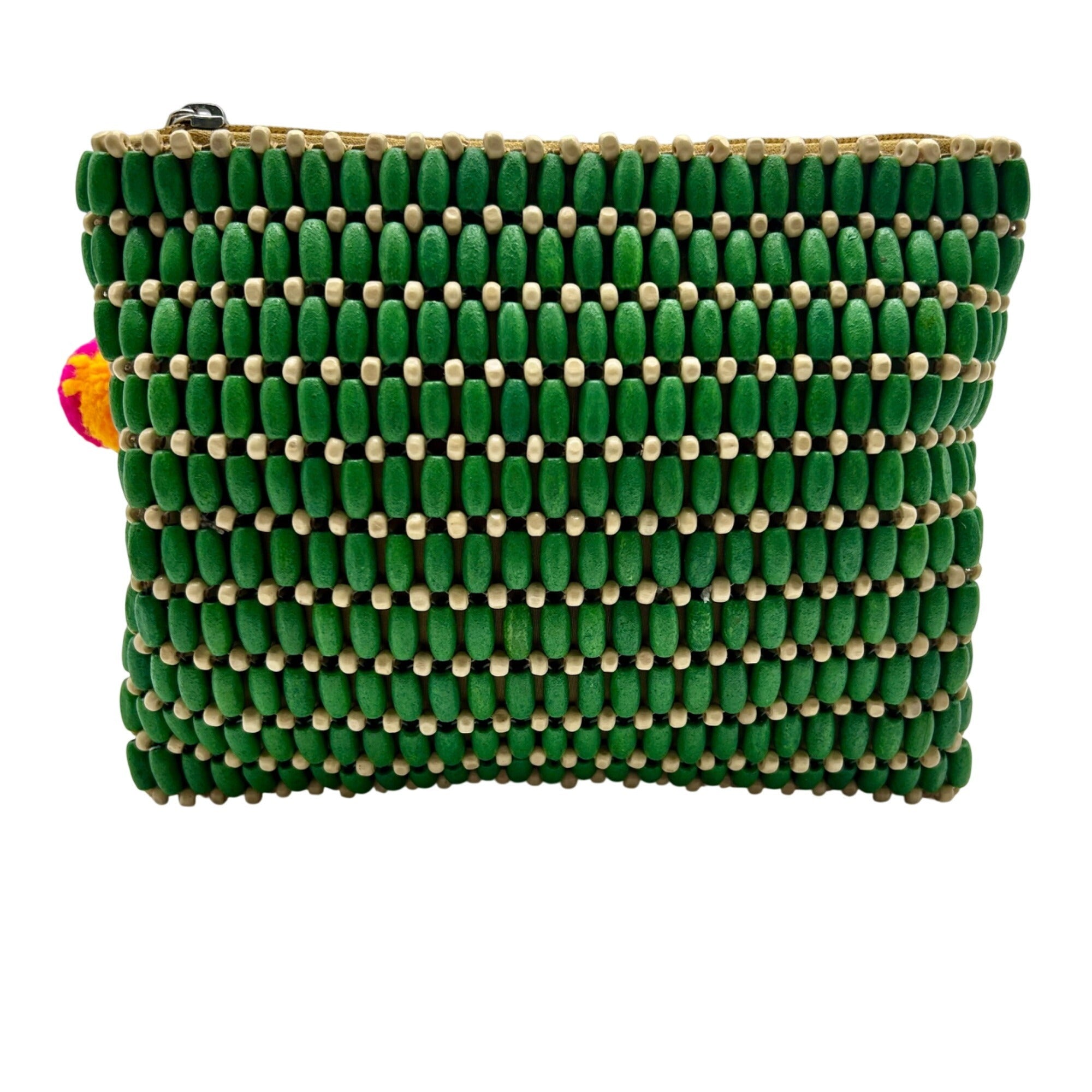 Antik Kraft Elara Wooden Bead Clutch