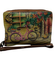 Anuschka Brown Hand-Painted Leather Bag