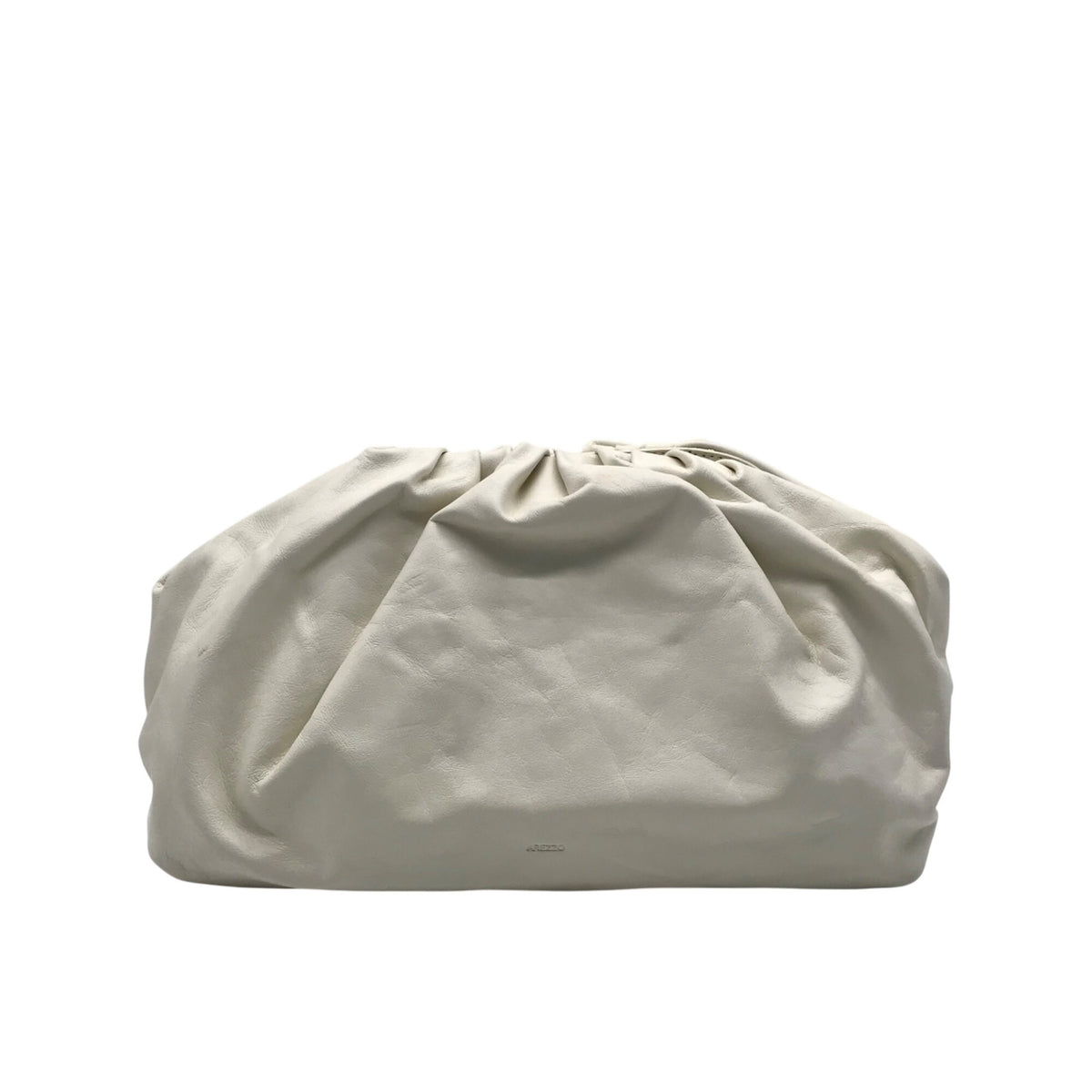 Arezzo Cream Leather Shoulder Bag