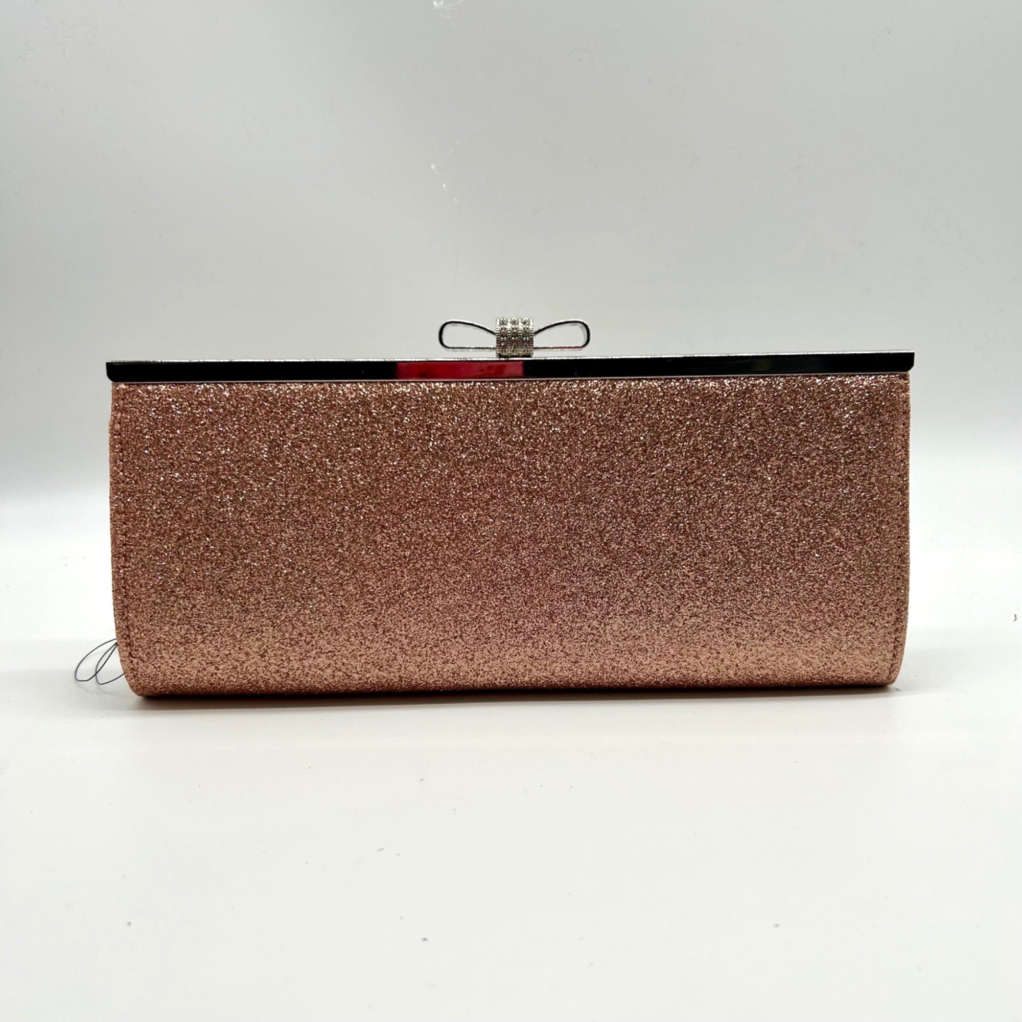 I.N.C. International Concepts Rose Gold Fabric Evening Clutch