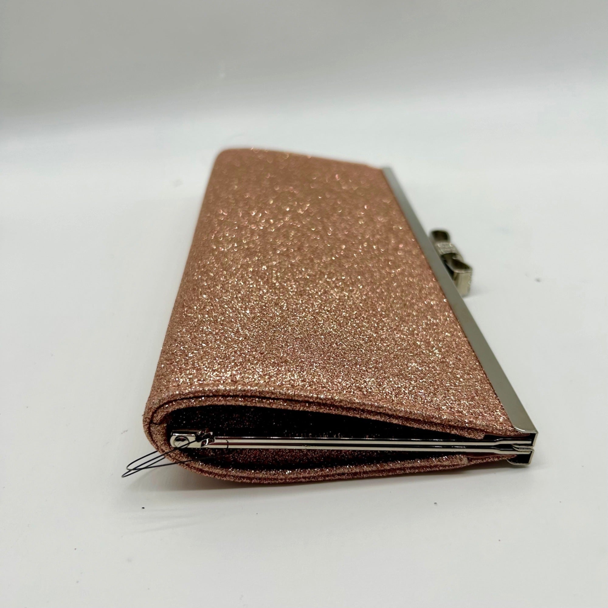 I.N.C. International Concepts Rose Gold Fabric Evening Clutch