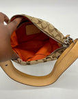 Coach Brown Signature Canvas Shoulder Bag 6347