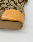 Coach Brown Signature Canvas Shoulder Bag 6347