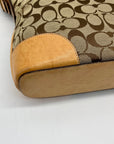 Coach Brown Signature Canvas Shoulder Bag 6347