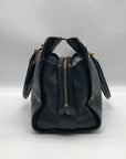 Coach Black Leather Mercer 30 Satchel Bag 37575