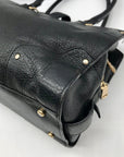 Coach Black Leather Mercer 30 Satchel Bag 37575