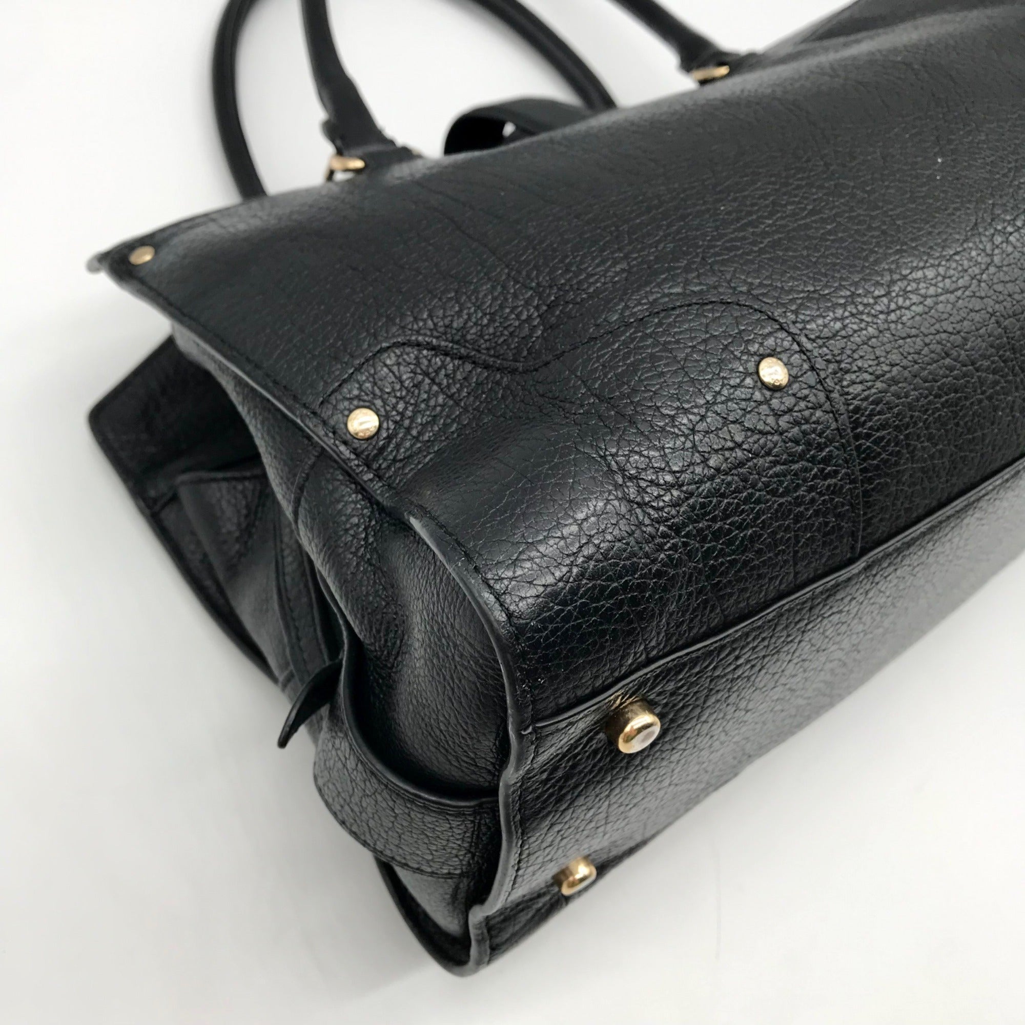 Coach Black Leather Mercer 30 Satchel Bag 37575