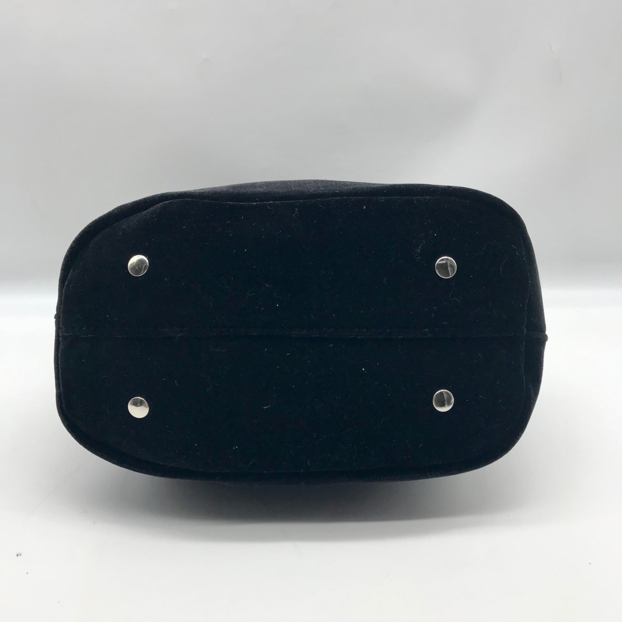 House of Harlow 1960 Black Crushed Velvet Tote Bag