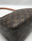 Louis Vuitton Dark Brown Monogram Canvas Looping MM Shoulder Bag