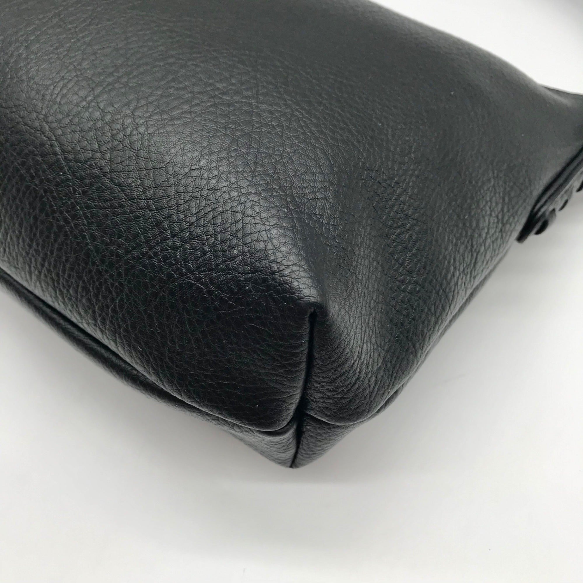 Style &amp; Co Black Faux Leather Shoulder Bag