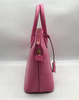 Pratesi Firenze Azalea Pink Versilia Italian Leather Satchel Bag