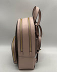 Michael Kors Brown & Pink Monogram Coated Canvas Jaycee Backpack