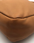 Unbranded Tan Leather Hobo Crossbody