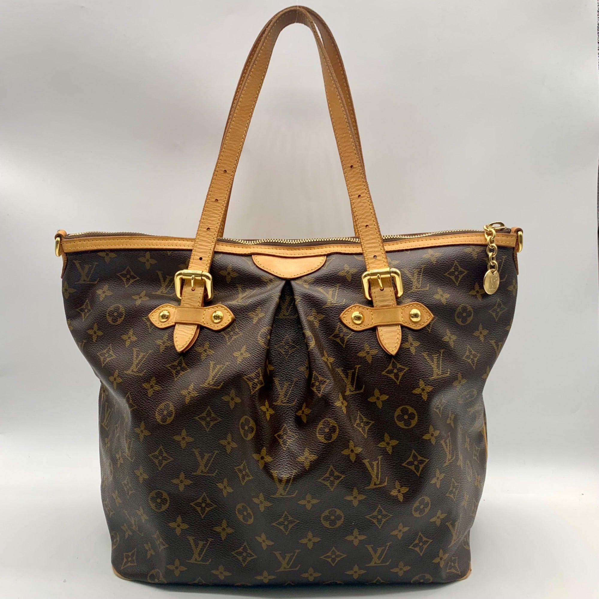 Louis Vuitton Brown Monogram Palermo GM Tote Bag
