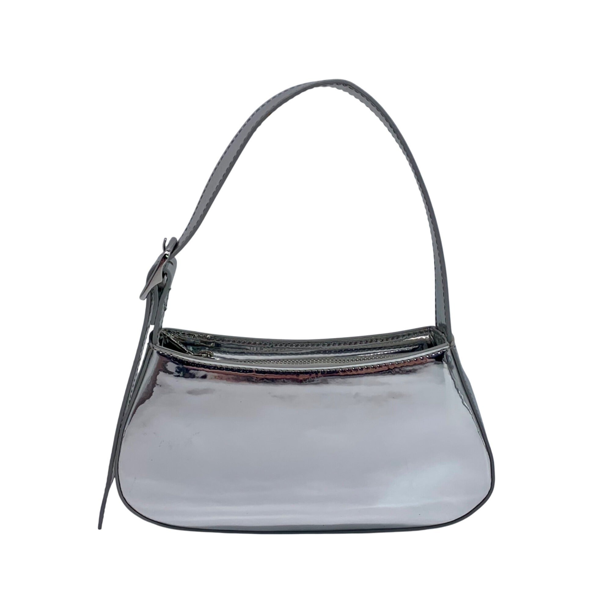 Aqua Silver Metallic Mini Handbag - NWT