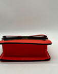 Unbranded Burnt Orange Faux Leather Crossbody Bag