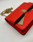Unbranded Burnt Orange Faux Leather Crossbody Bag