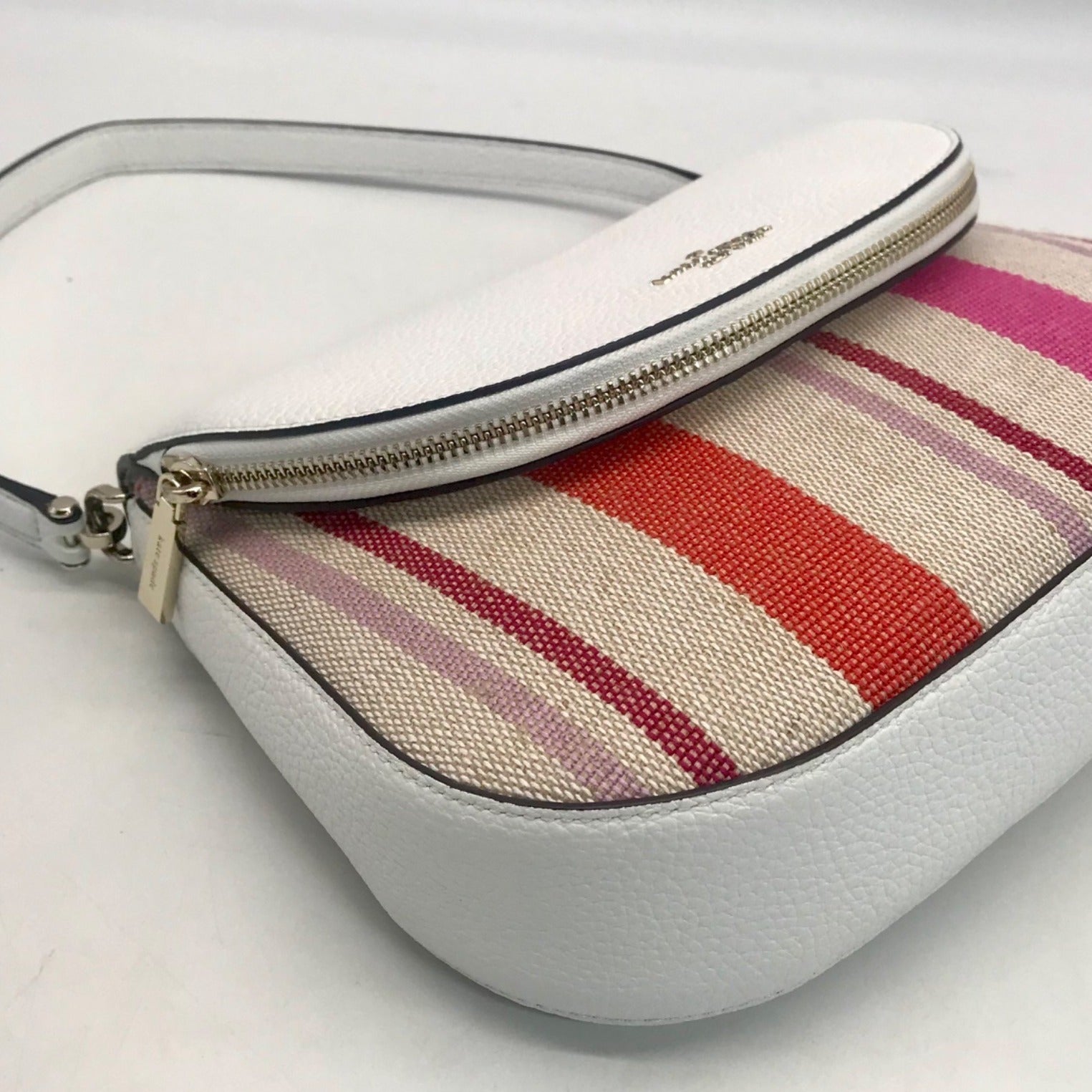 Kate Spade Leila Striped Canvas Shoulder Bag