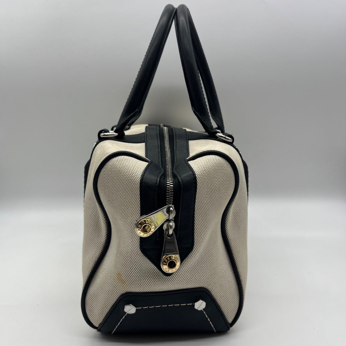 Herni Bendel Beige Weekender Satchel Bag