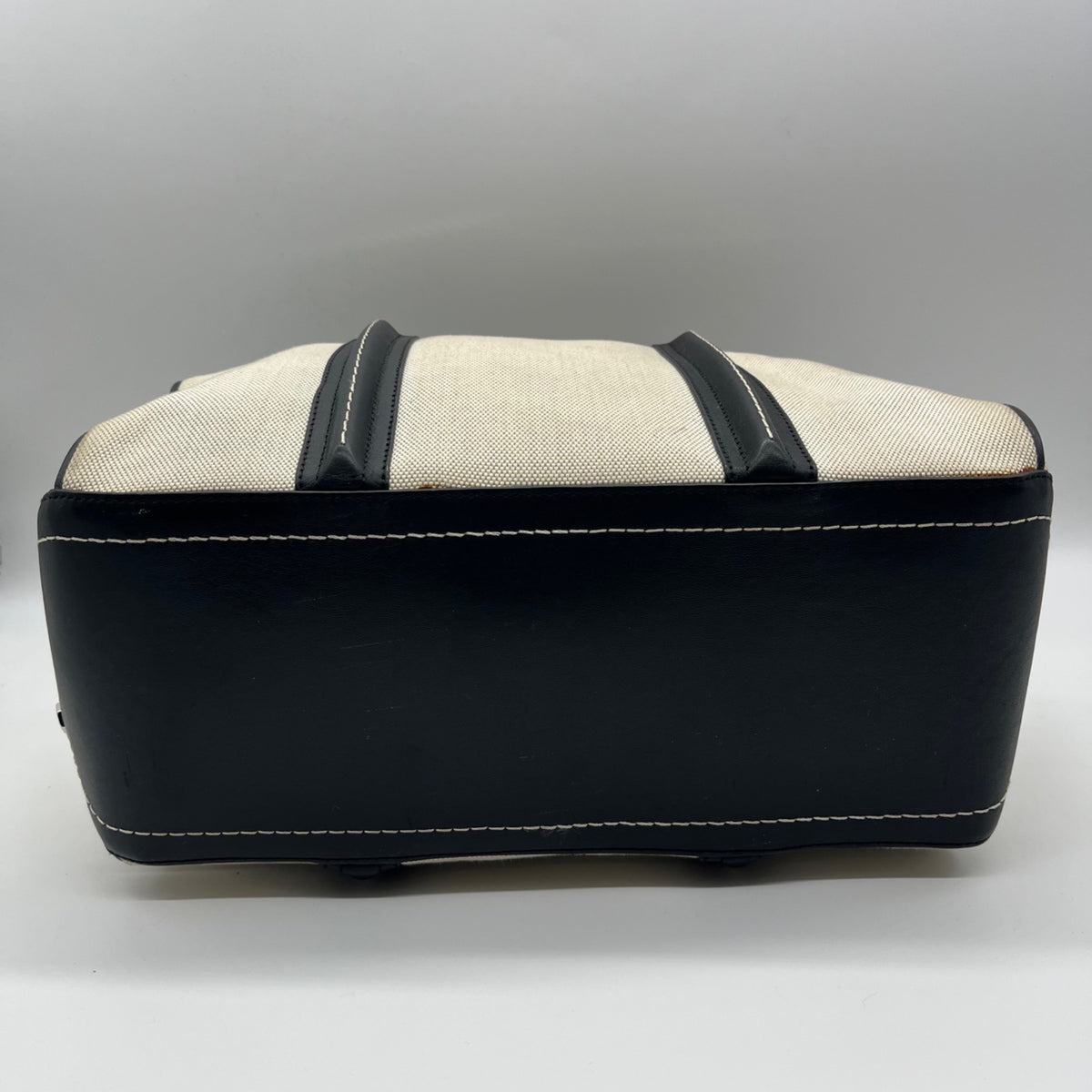 Herni Bendel Beige Weekender Satchel Bag