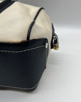 Herni Bendel Beige Weekender Satchel Bag