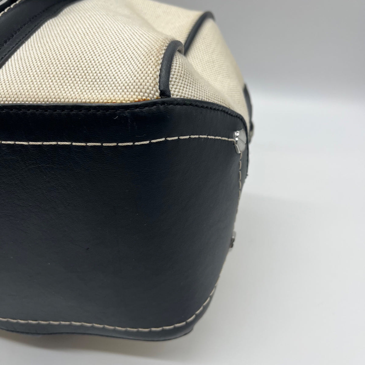 Herni Bendel Beige Weekender Satchel Bag
