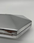 Nina Silver Faux Leather Metallic Crossbody/Clutch