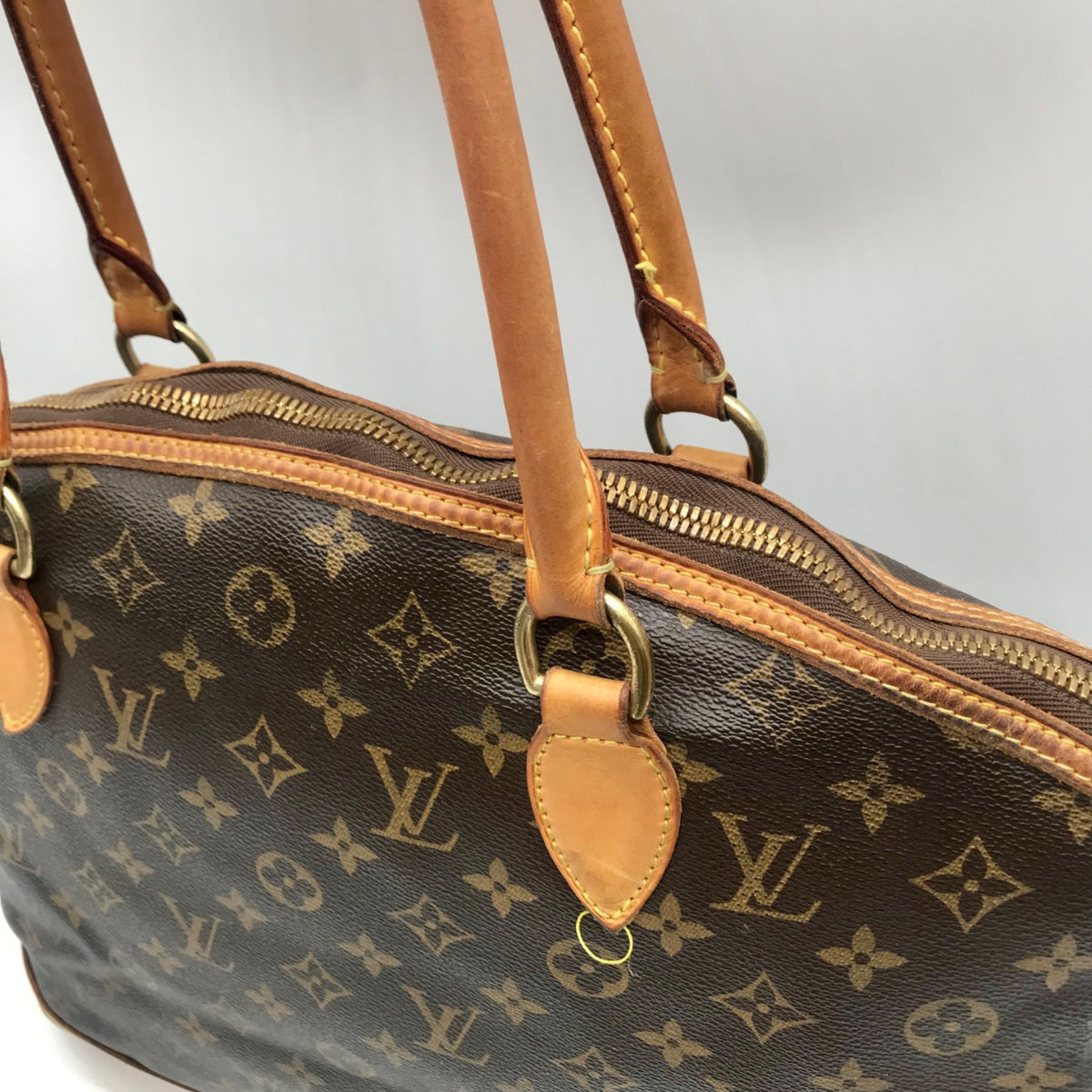 Louis Vuitton Brown Monogram Coated Canvas Lockit Tote Bag
