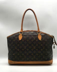 Louis Vuitton Brown Monogram Coated Canvas Lockit Tote Bag