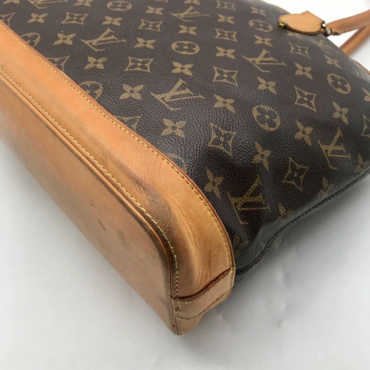 Louis Vuitton Brown Monogram Coated Canvas Lockit Tote Bag