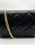 Steve Madden Black Quilted Crossbody Bag
