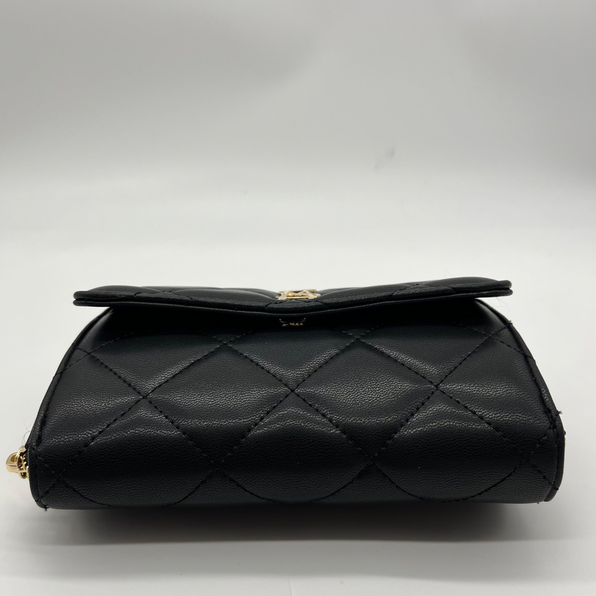Steve Madden Black Quilted Crossbody Bag