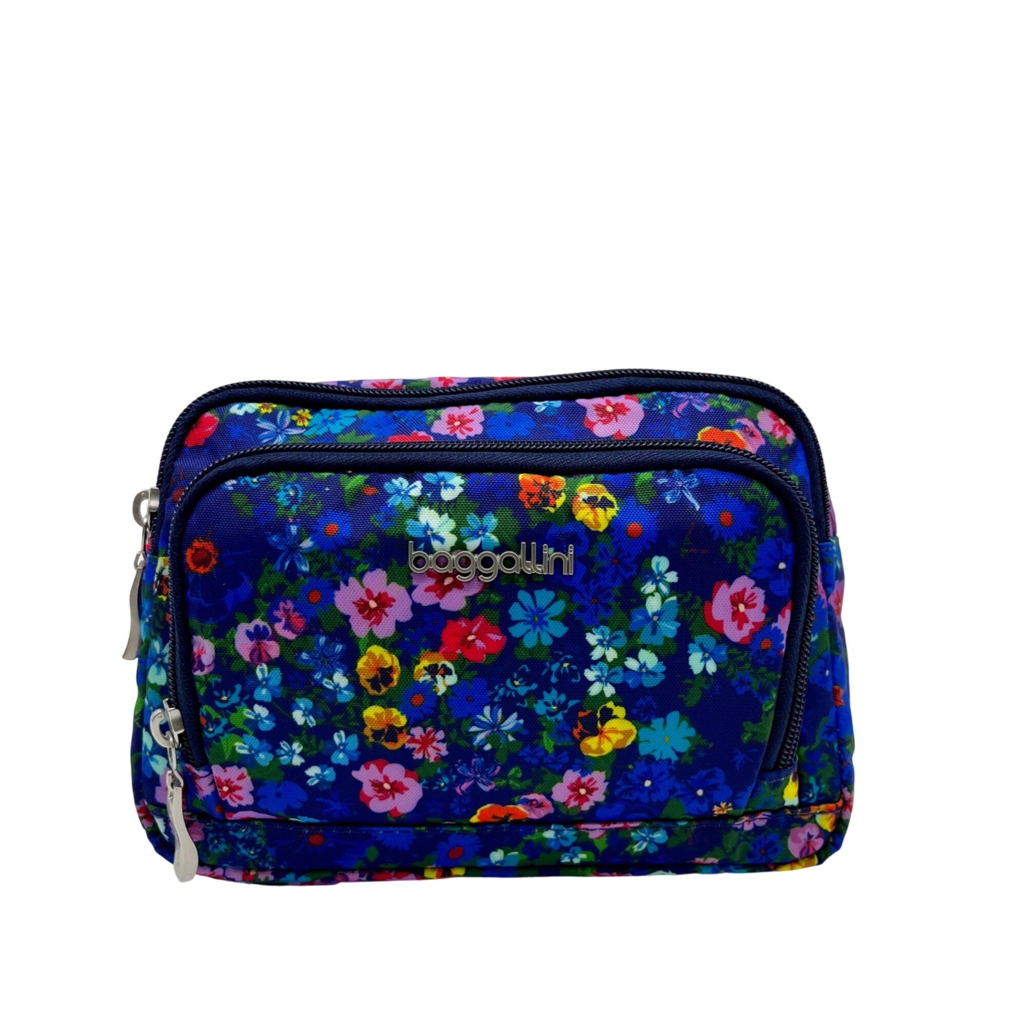 Baggallini Blue Triple Zip Bag