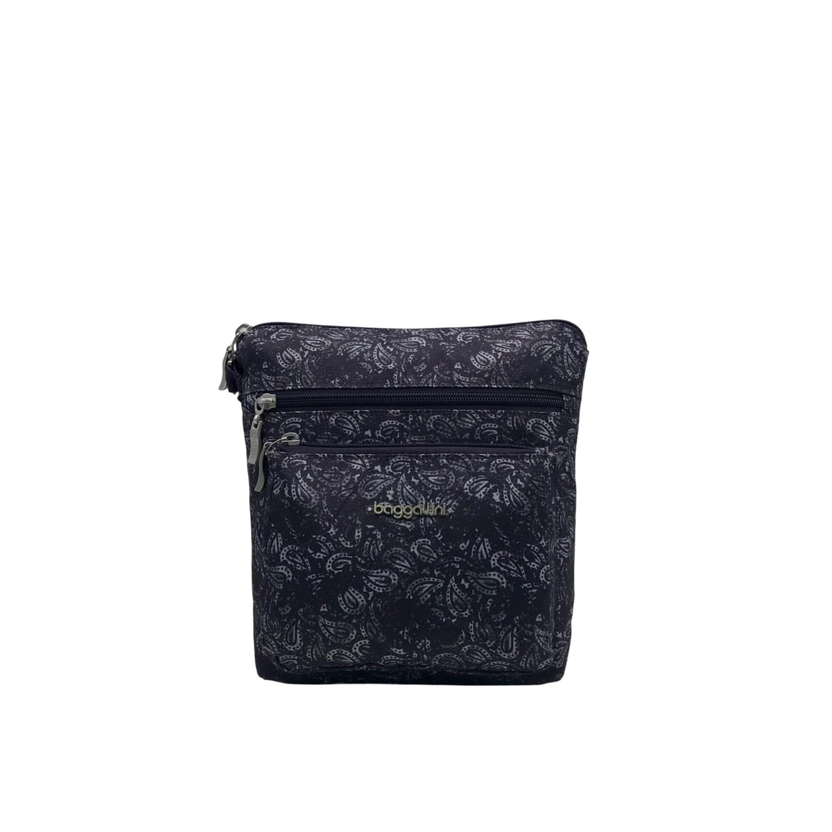 Baggallini Midnight Blossom Print Nylon Crossbody