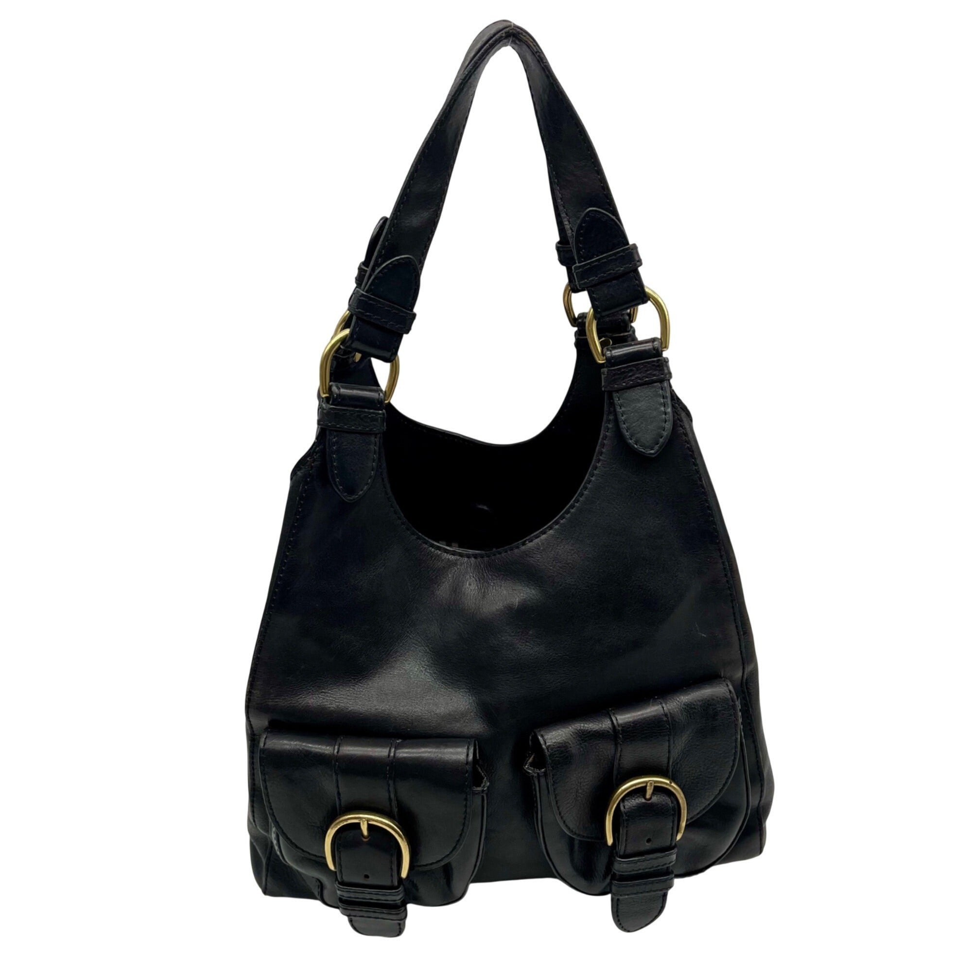 Banana Republic Black Leather Shoulder Bag