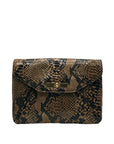 Banana Republic Faux Snakeskin Envelope Shoulder Bag