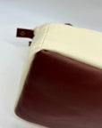Mickie Beige Fabric Lunch Tote Bag