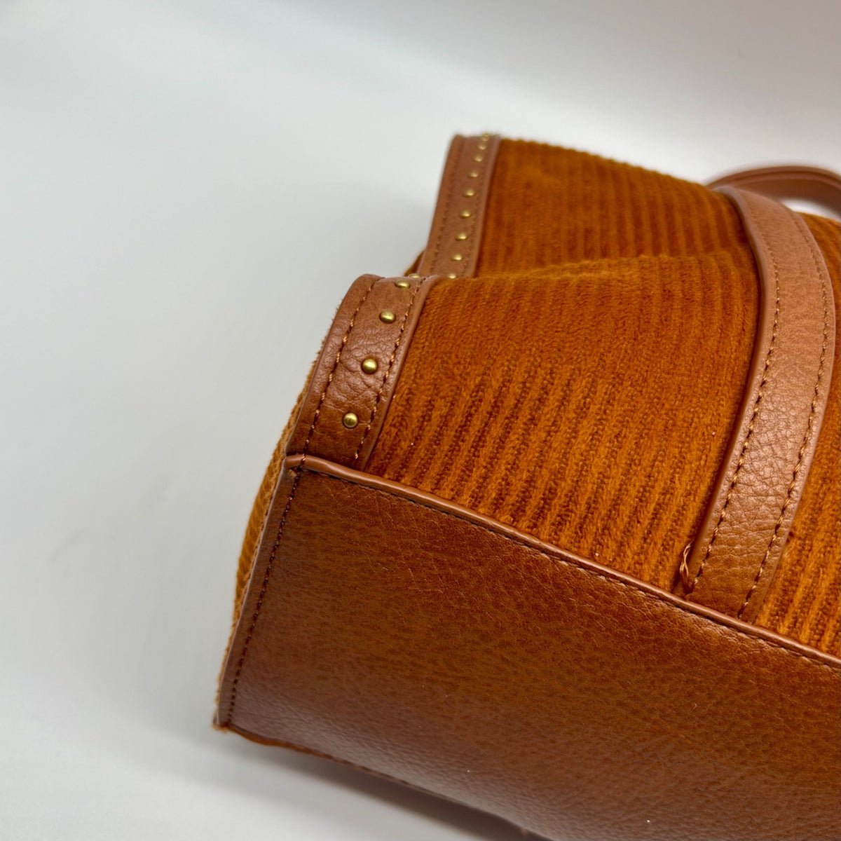 Style &amp; Co Burnt Orange Corduroy Crossbody Bag