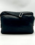Prada Vintage Black Soft-Leather Multi-Pocket Shoulder Bag
