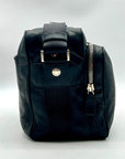 Prada Vintage Black Soft-Leather Multi-Pocket Shoulder Bag