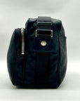 Prada Vintage Black Soft-Leather Multi-Pocket Shoulder Bag