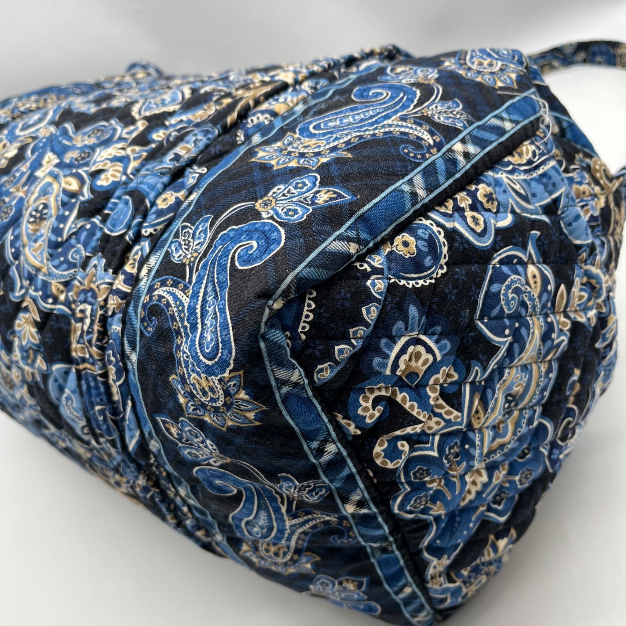 Vera Bradley Navy Blue Windsor Duffle Bag
