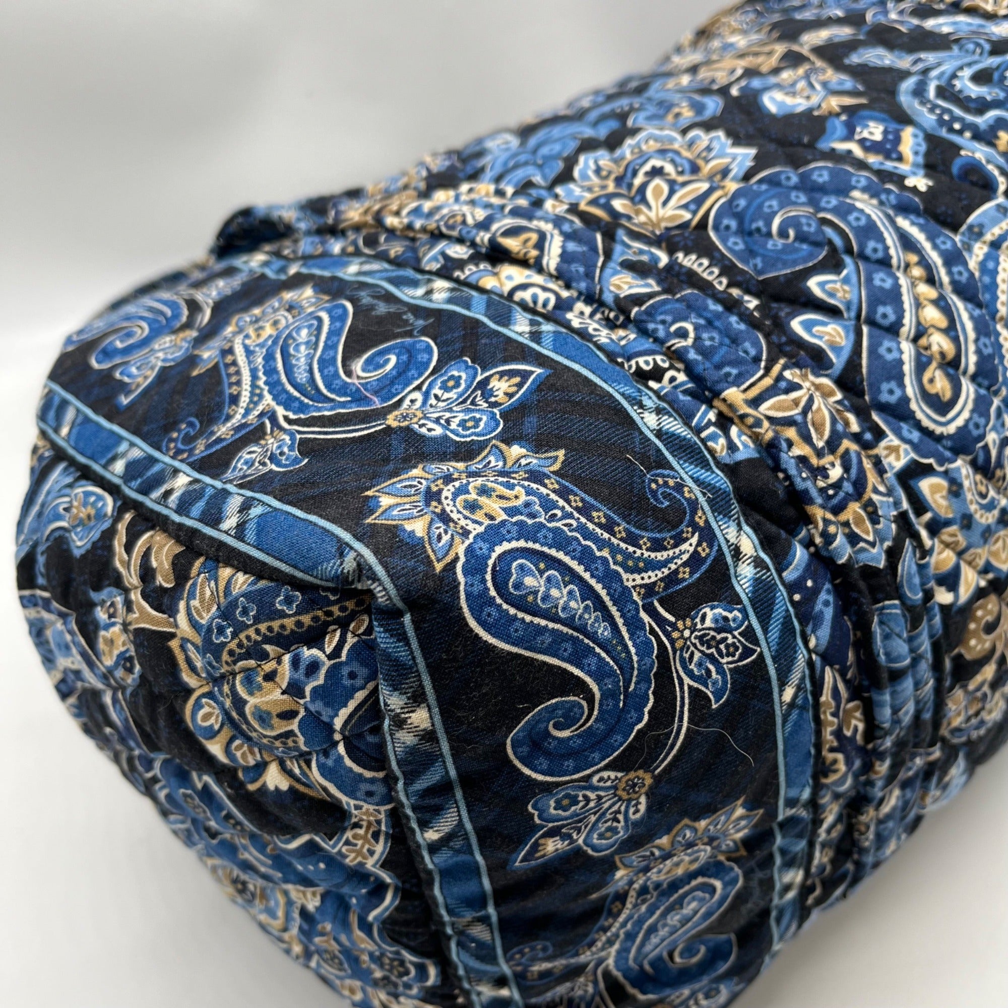 Vera Bradley Navy Blue Windsor Duffle Bag