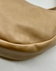 MMs Brands Tan Slouchy Leather Hobo Shoulder Bag