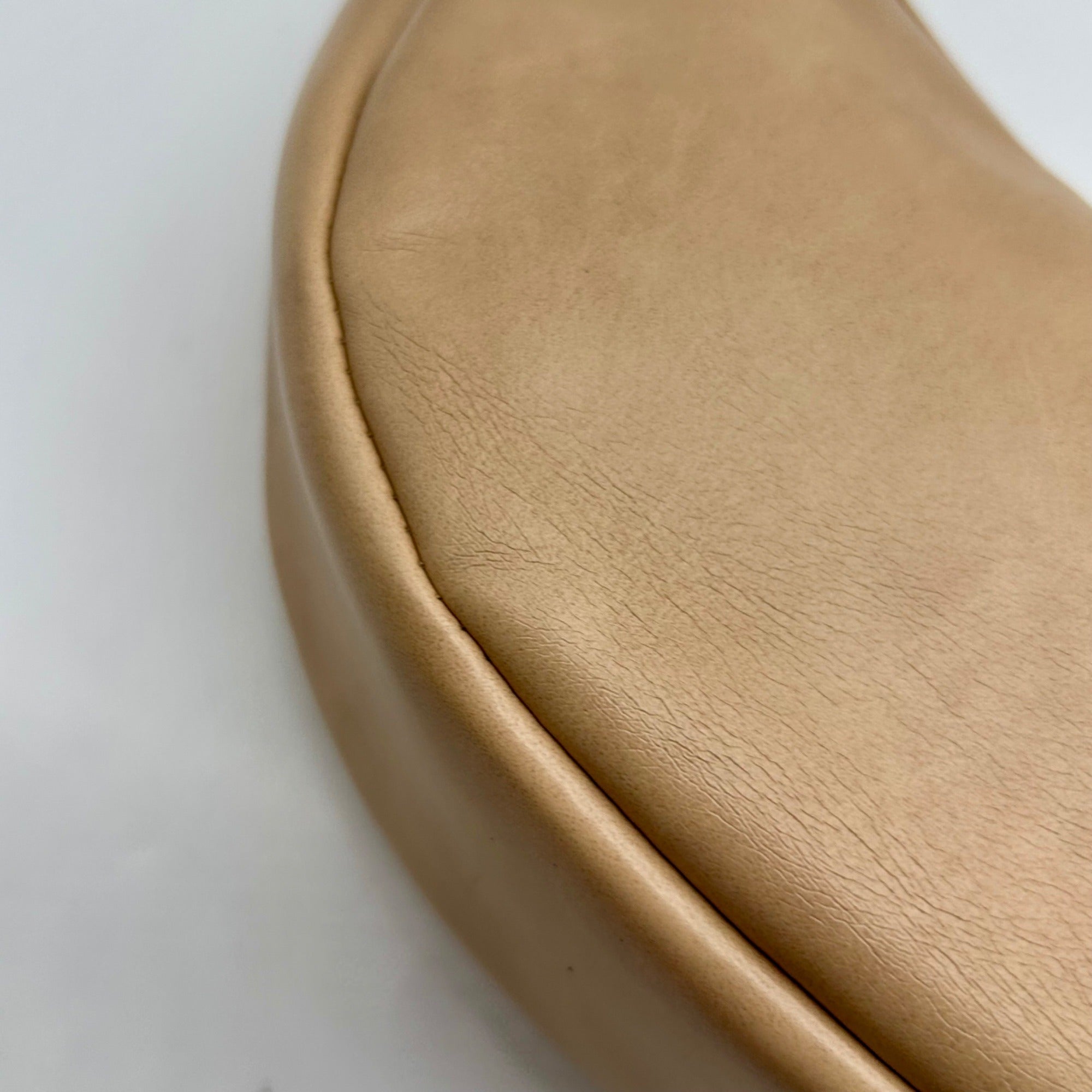MMs Brands Tan Slouchy Leather Hobo Shoulder Bag