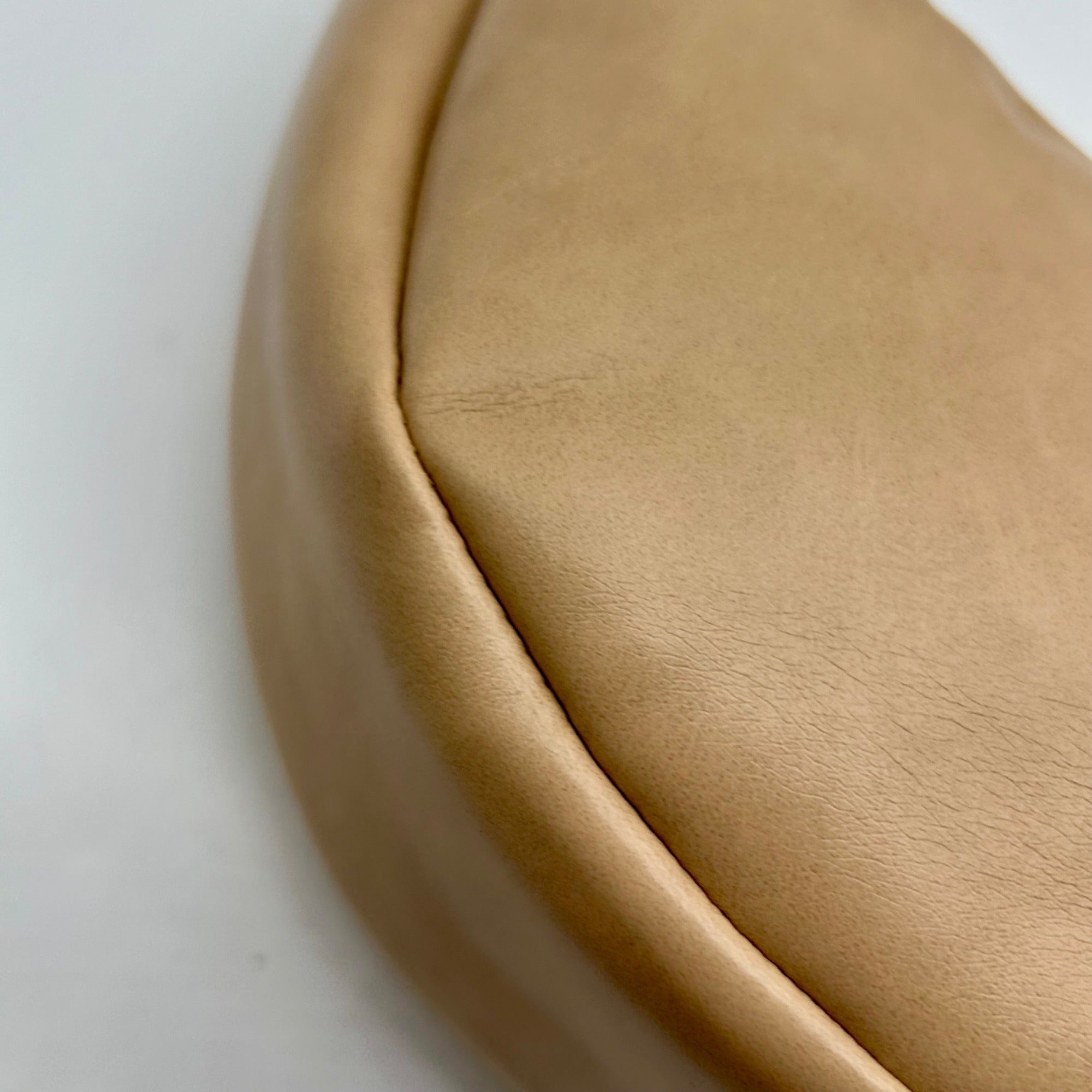 MMs Brands Tan Slouchy Leather Hobo Shoulder Bag
