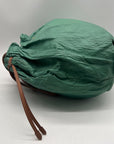 Prada Green Leather Shoulder Bag